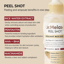 Peel Shot Glow White Rice Peeling Ampoule, Soft Exfoliating Face and Body Scrub Dead Skin Cells Remover for All Skin Types, 80ml - Infinity Warehouse
