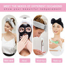 Spa Headband – 2 Pack Bow Hair Band Women Facial Makeup Head Band Soft Coral Fleece Head Wraps For Shower Washing Face LADES