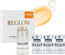 ReGlow Micro Infusion System for Face – 300% Deeper Absorption with 24K Gold Microneedling Tool + Serum (3 Months) – Firmer Radiant Skin, At-Home Treatment with Collagen Peptides & Hyaluronic Acid Infinity Warehouse