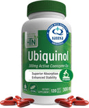 Health Thru Nutrition Ubiquinol 300mg 120 Softgels as Kaneka QH Reduced CoQ-10 | Stabilized - 3rd Party Tested | Enhanced Bioavailability | Cardiovascular & Mitochondria Function Support | Non-GMO Infinity Warehouse