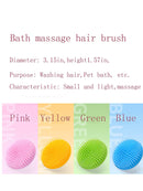 Hair Scalp Brush Dandruff Cleaning Brush Shower Scalp Shampoo Brush Scalp Massager Pack of 4(Blue,Green,Yellow,Pink) Aroveea
