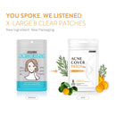 Avarelle Acne Pimple Patch (8 Count) Hydrocolloid Acne Clearing Device Acne Spot Treatment for Blemishes and Zit with Tea Tree Oil, Calendula Oil and Cica Oil for Face, Vegan, Cruelty Free Certified (SQUARE / 8 PATCHES) AVARELLE