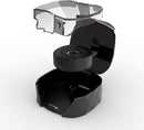 Burst Refillable Dental Floss Set with Juniper Berry Aroma, Charcoal Coating, Textured, Expanding Technology, Vegan, 12 Week Supply (32 Yards) [Packaging May Vary] (Black) Burst