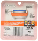 Gillette Fusion5 Mens Razor Blade Refills, 4 Count, Lubrastrip for a More Comfortable Shave Gillette