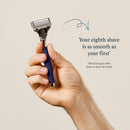 Harry's Original Shaving Kit for Men - Razor Handle and 3 Razor Blade Refill Cartridges - German Engineered - Chrome Edition Infinity Warehouse