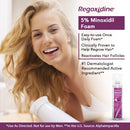 Regoxidine Women's 5% Minoxidil Foam (8-Month Supply) Helps Restore Top of Scalp Hair Loss and Support Hair Regrowth with Unscented Topical Aerosol Treatment for Thinning Hair Regoxidine