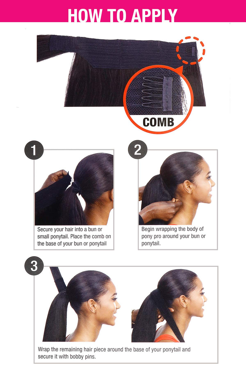 Organique Mastermix Synthetic Pony Pro Wrap Around Ponytail - SUPER CURL 32" (2 Dark Brown) The Organique Co.