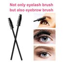 Cuttte 100pcs Disposable Mascara Brushes Wands with Container, Eyelash Brush Spoolie Brushes for Eyelash Extensions and Mascara Use Cuttte Store