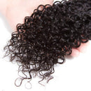 Brazilian Kinky Curly Bundles with Closure（22 24 26+20）10A Virgin Human Hair Bundles with Closure Remy Curly Hair 3 Bundles with Lace Closure Free Part Jerry Curl Hair Bundles YOCYTU