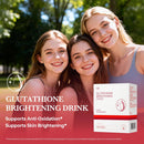HUJ Glutathione Brightening Drink - Liposomal Liquid Glutathione - Skin Radiance, Metabolic Wellness & Immunity Support - Contains White Tomato Extract & Pomegranate Juice Concentrate - 30 Bags Infinity Warehouse