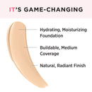 IT Cosmetics Your Skin But Better Foundation + Skincare, Fair Warm 12 - Hydrating Coverage - Minimizes Pores & Imperfections, Natural Radiant Finish - With Hyaluronic Acid - 1.0 fl oz It Cosmetics