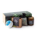 Artisanal Spa Collection | Apothecary Candle, Shea Butter Soap, Bath Bomb, Mineral Salt Bath Soak | Handcrafted with Organic Ingredients (Bergamot Cedar) Hemlock Park