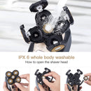 Electric Razor for Men Head Shaver for Bald Men Grooming Kit 5 in 1 Wet Dry Rotary Shavers Nose Hair Beard Trimmer Clippers Facial Cleansing Brush Cordless Waterproof USB Charging Rechargeable Roziapro