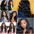 Lace Front Wigs Human Hair for Black Women 150% Density 10A Brazilian 13×4 Viennois Body Wave Human Hair Lace Front Wigs Pre Plucked with Baby Hair Natural Hairline Wigs(26inch) Viennois Store