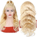 613 Blonde Lace Front Wig Human Hair Pre Plucked Bleached Knots 26" Brazilian Body Wave Human Hair Wigs for Black Women 150% Density Blonde Lace Frontal Wig with Baby Hair A8 Store