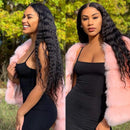 Nadula Brazilian Water Wave Human Hair 13×4 Lace Front Wigs For Women 100% Unprocessed Virgin Wavy Human Hair Wig 150% Density Pre Plucked With Baby Hair (12inch) Nadula Store