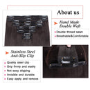 S-noilite Clip in Human Hair Extensions 100% Real Remy Thick True Double Weft Full Head 8 Pieces 18 Clips Straight Silky (10 Inch - 110g,Natural Black (