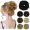 Messy Bun Hair Piece for Women Thick Updo Scrunchies Hair Extension Ponytail Hair Accessories Platinum Blonde OMGREAT