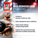 Old School Labs Testosterone Supplement for Men – Fadogia Agrestis 1500mg Max Potency + Tongkat Ali & BioPerine® – Muscle Growth, Recovery, Drive & Stamina – 120 Caps, 40 Servings Infinity Warehouse