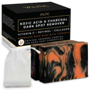 VALITIC Charcoal Kojic Acid Turmeric Black Soap for Dark Spots, 4 Pack Infinity Warehouse