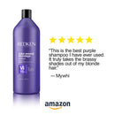 Redken Color Extend Blondage Color Depositing Purple Shampoo | For Blonde Hair | Neutralizes Brassy Tones In Blonde Hair | With Salicylic Acid | 33.8 Fl Oz REDKEN