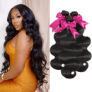 9A Body Wave Human Hair Bundles 100% Virgin Brazilian Hair 3 Bundles (12 14 16 Inches) Weave Hair Human Body Wave Bundles Unprocessed Remy Weave Hair Bundles (12 14 16) serwell