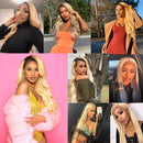 9A Virgin Hair Bundles Sew in Hair Extensions 613 Body Wave Wavy 100% Unprocessed Brazilian Human Hair Weave Hair Weft Extensions for Women 300g 613 Color 12 12 12 YISEA Store