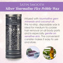 Satin Smooth Silver Tourmaline Thin Film Flex Wax, 23 oz Pebble Wax SATIN SMOOTH