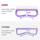 Handle Grip Nail Brush, Larbois Fingernail Scrub Cleaning Brushes for Toes and Nails Cleaner Pedicure Brushes for Men and Women (4 Pack) Larbois