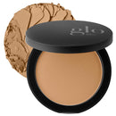 Glo Skin Beauty Pressed Base Powder Foundation Makeup (Natural Medium) - Flawless Coverage for a Radiant Natural, Second-Skin Finish Infinity Warehouse