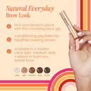 Grande Cosmetics GrandeBROW-FILL Volumizing Brow Gel, Tinted or Clear Eyebrow Mascara, Soft Flexible Hold, Water Resistant Infinity Warehouse