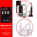 AquaSonic ProFlex Brush Head Replacement 3-Pack - Upgraded ProFlex Brush Heads For Improved Plaque Removal Aquasonic