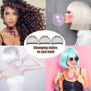 Wig Caps,MORGLES 6pcs Mesh Net Wig Caps Weaving Hair Net for Wig Close End Fishnet Wig Cap(Black) MORGLES