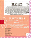 Burt's Bees Lip Balm Stocking Stuffer, Moisturizing Lip Shimmer Holiday Gift for Women, with Vitamin E & Coconut Oil, 100% Natural, Apricot, 0.09 Ounce Burt's Bees