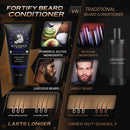 Bossman Fortify Intense Conditioner - Moisturize Replenish and Protect your beard - Thicker Formula - Natural Ingredients - Made in USA (Royal Oud Scent) Bossman