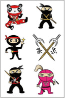 Premium Ninja Tattoos, Karate Party Favors, Temporary Tattoo PremiumTT temporary tattoos