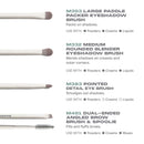 Morphe Best of Blends 8 Piece Makeup Brush Set - Face and Eye Makeup Brushes for Foundation, Concealer, Powder, Blush, Eyeshadow & Brows - Professional Brush Kit (8 ct) Infinity Warehouse
