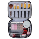 MKPCW Makeup Bags Double layer Travel Cosmetic Cases Make up Organizer Toiletry Bags (Black) MKPCW
