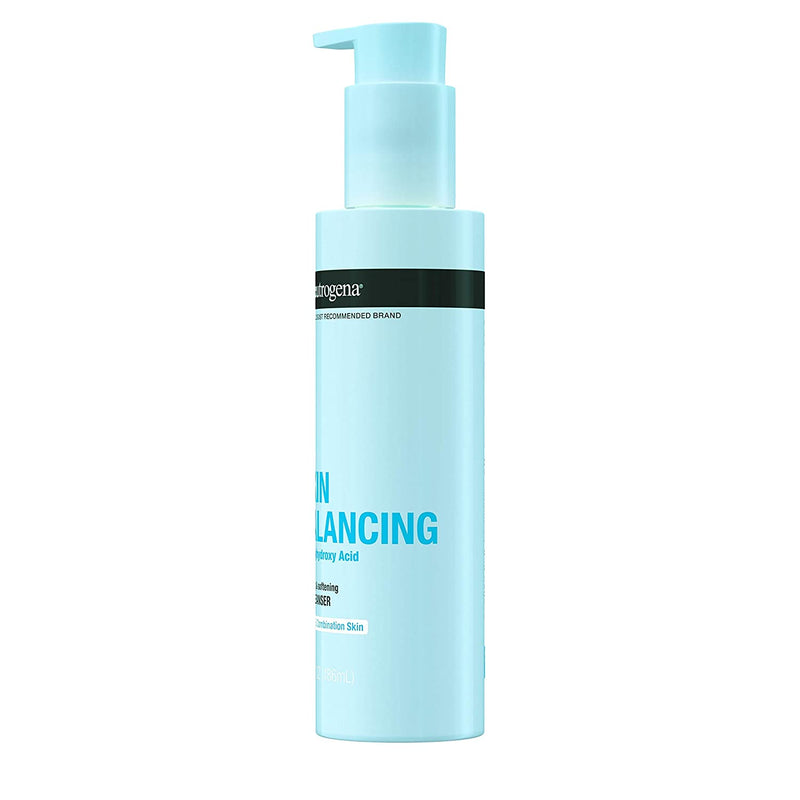 Neutrogena Skin Balancing Purifying Gel Cleanser with 2% Polyhydroxy Acid (PHA), Softening Face Wash for Normal & Combo Skin, Paraben-Free, Soap-Free, Sulfate-Free, 6.3 oz Neutrogena Store