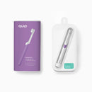 quip Kids Electric Toothbrush - Sonic Toothbrush with Small Brush Head, Travel Cover & Mirror Mount, Soft Bristles, Timer, and Rubber Handle - Purple Quip