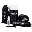VOLT Grooming Instant Beard Color - Smudge and Water Resistant Quick Drying Brush on Color for Beards and Mustaches, Onyx (Black) VOLT