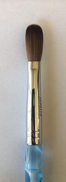 Blue Handle CRIMPED 100% Kolinsky Acrylic Nail Brush (Crimped 8) Blue Handle