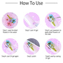 ANPHSIN 4 Boxes Dried Flowers Nail Art- 48 Colors Mini Natural Real Dry Flowers 3D Applique Art Resin Art Supplies with Tweezers for Nail Decoration Sticker Nail Tips Manicure ANPHSIN