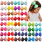 40 Colors Toddler Girls Hair Bows Clips 4.5Inch Grosgrain Ribbon Pinwheel Hair Bows Alligator Clips Hair Accessories for Baby Girls Kids Children Teens CellElection
