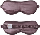 ZIMASILK 100% 22 Momme Pure Mulberry Silk Sleep Mask,Filled with 100% Mulberry Silk，Silk Wrapping Strap- Super Soft & Comfortable Sleep Eye Mask for Sleeping (Gray Purple) ZIMASILK Store