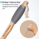 Slick- Loofah with Handle, Loofah Back Scrubber, Back Loofah, Loofah Brush with Long Handle, Loofah on A Stick, Shower Loofah with Handle, Shower Supplies, Loofah Scrubber, Loofah Back Scrubber Slick Solutions