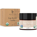 Organic Lip Scrub Vanilla - Lip Scrubs Exfoliator & Moisturizer, Lip Exfoliator Scrub, Sugar Lip Scrubs, Lip Sugar Scrub, Lip Care Products for Chapped Lips, Lip Scrubber, Lip Moisturizer for Dry Lips Beauty by Earth