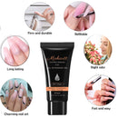 Makartt Poly Nail Gel Kit Clear Soft Pink Nude Nail Extension Builder Enhancement Gel with Slip Solution Trail Kit DIY Nail Art Equipment Set for Beginner P-68 Makartt