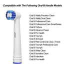 Replacement Toothbrush Heads Compatible with Oral B Braun,4 Pack Professional Electric Toothbrush Heads Brush Heads Refill for Oral-B 7000/Pro 1000/9600/ 500/3000/8000 Voguish