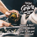 Grip-iT Hand Grip Spray | Better Grip for Aerial Silks & Yoga Swing | Tennis Racket Grip Tape & Pickle Ball Raquette Grip Replacement | Confident Pole Grip for Pole Dancing | Rosin Based 2 oz SPIN IT GRIPPING SOLUTION